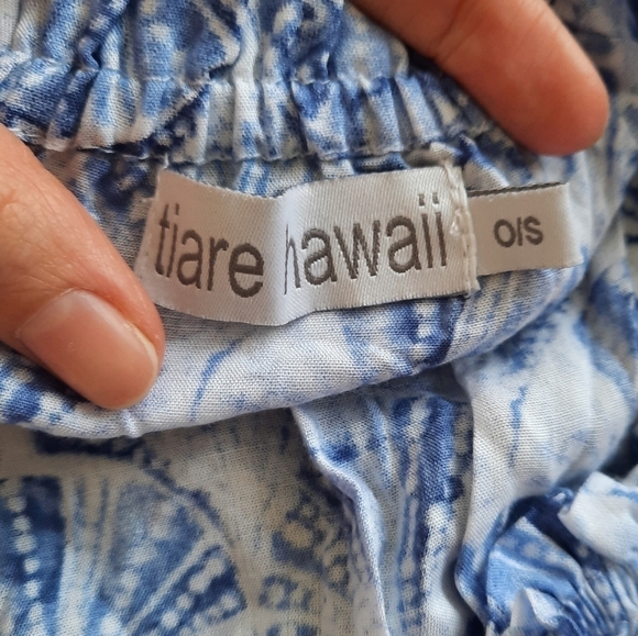 Tiare Hawaii Blue Seashell Dress OS - Picture 4 of 7